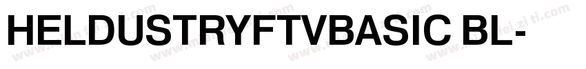 HeldustryFTVBasic Bl字体转换